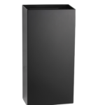 Bobrick B-9279.MBLK Fino Collection  Surface-Mounted Waste Receptacle, Matte Black